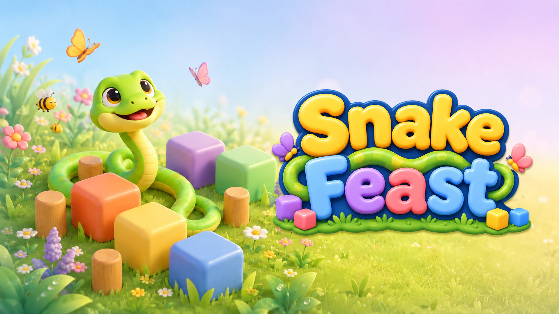 Snake Feast: Color Puzzle